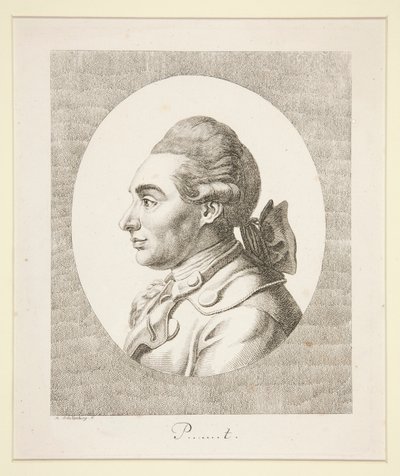 Portrait de P - Johann Rudolph Schellenberg