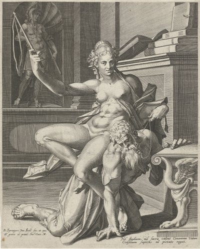 Aristote et Phyllis - Johann Sadeler (I)