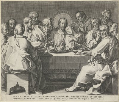 La Cène - Johann Sadeler (I)