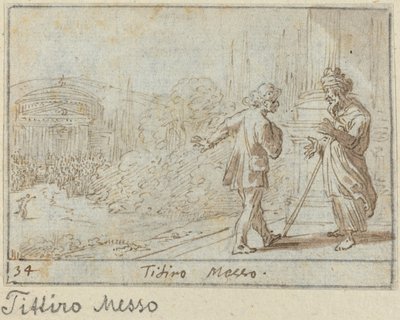 Titiro et Messo - Johann Wilhelm Baur