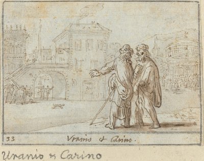 Uranio et Carino - Johann Wilhelm Baur