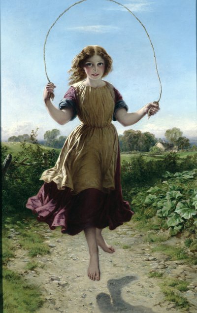 Fille sautant à la corde, 1863 - John Adam P. Houston