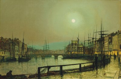 Un port au clair de lune, 1883 - John Atkinson Grimshaw