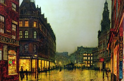 Boar Lane, Leeds - John Atkinson Grimshaw