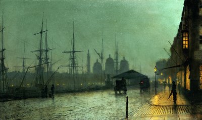 Quai Humber, Hull - John Atkinson Grimshaw