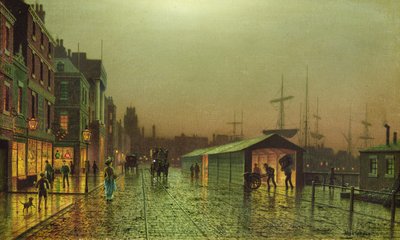 Docks de Liverpool - John Atkinson Grimshaw