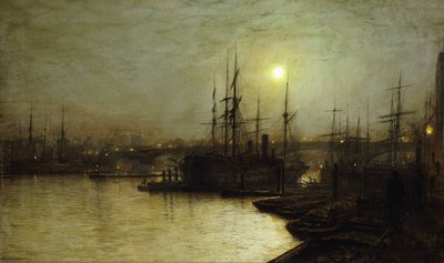 Travail de nuit, quai de Billingsgate - John Atkinson Grimshaw