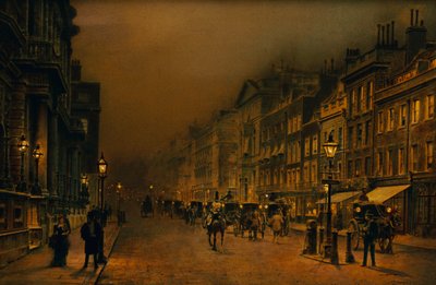 Rue St. James - John Atkinson Grimshaw