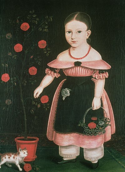 Petite fille en lavande, c.1840 - John Bradley