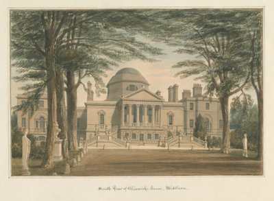 Middlesex - Chiswick House, 1822 - John Buckler