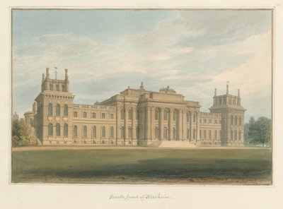 Oxfordshire - Blenheim [Palace], 1812 - John Buckler