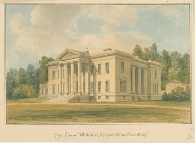 Wiltshire - Pyt House, 1817 - John Buckler