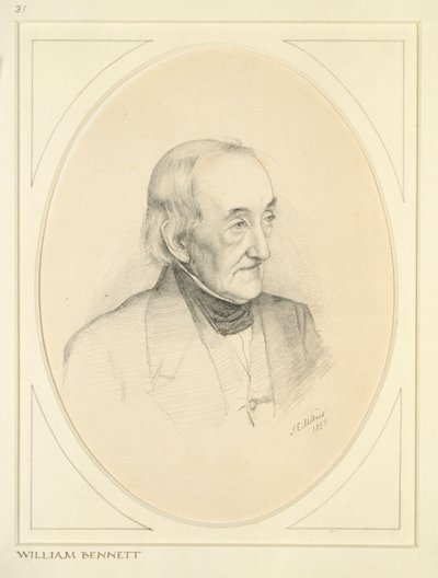 Portrait de William Bennett, 1850 - John Everett Millais