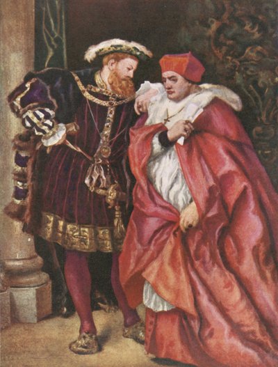 Henri VIII et le cardinal Wolsey - John Gilbert