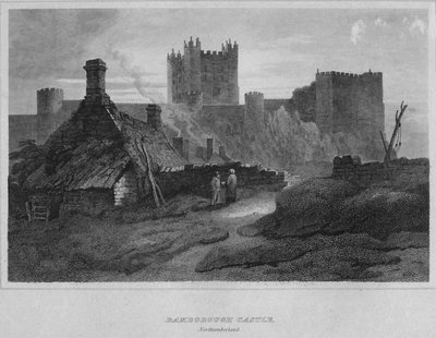 Château de Bamborough, Northumberland, 1814 - John Greig