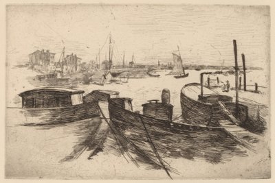 Le Port, Bridgeport - John Henry Twachtman