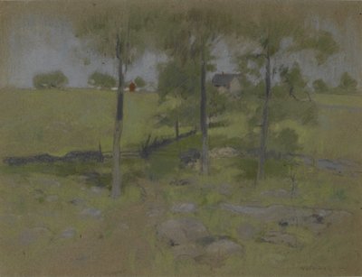 Trois arbres, vers 1888-95 - John Henry Twachtman