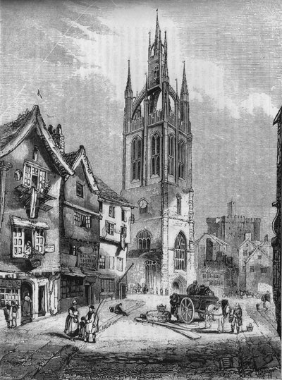 Église Saint-Nicolas, Newcastle-upon-Tyne, 1845 - John Jackson