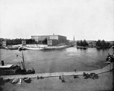 Palais royal, Stockholm, Suède, 1893 - John L. Stoddard