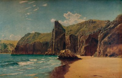 Falaises à Barlow, vers 1877 - John Mogford