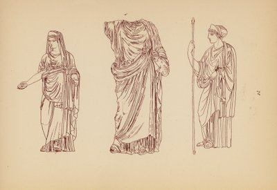 Costume féminin grec ancien - John Moyr Smith