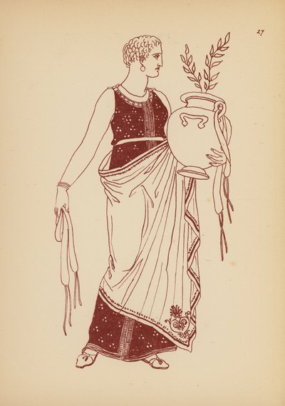 Costume féminin grec ancien - John Moyr Smith