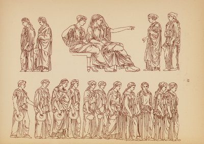 Costume féminin grec ancien - John Moyr Smith