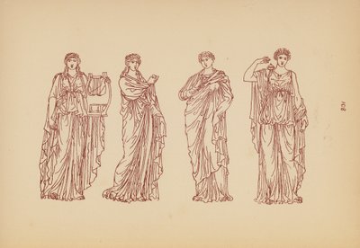 Costume féminin de la Grèce antique - John Moyr Smith