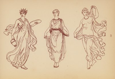 Costume Féminin de la Grèce Antique - John Moyr Smith