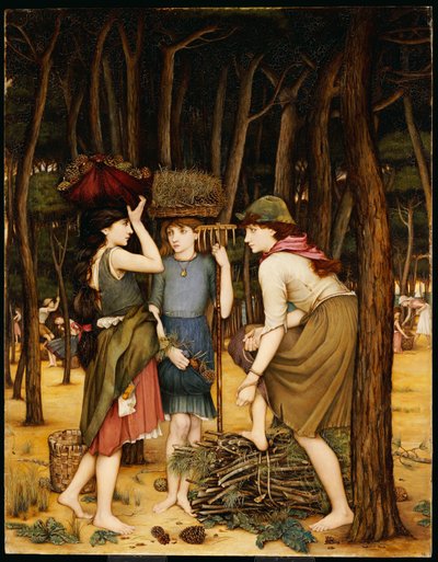 Forêt de pins à Viareggio - John Roddam Spencer Stanhope