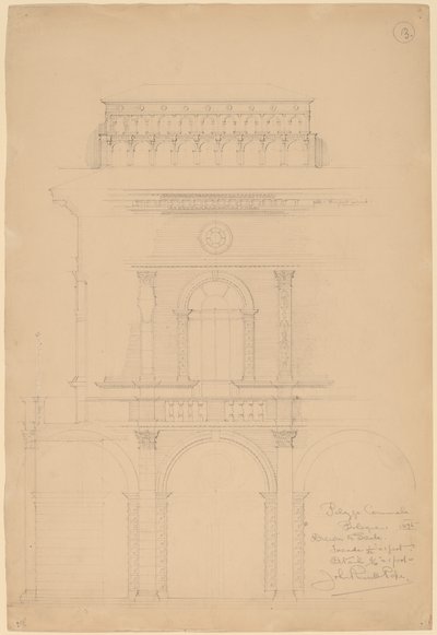 Palazzo Communale, Bologne - John Russell Pope