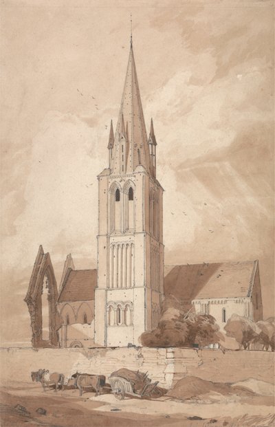 Église de Douvres, Normandie - John Sell Cotman