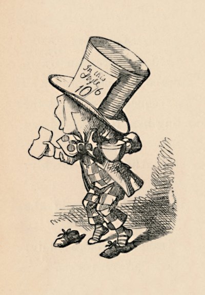 Le Chapelier fou au tribunal, 1889 - John Tenniel