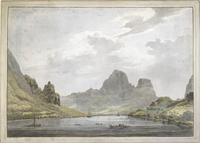 Vue de la baie de Papetoai, Moorea - John Webber