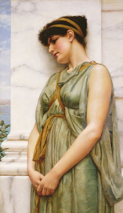 Fille pompéienne - John William Godward