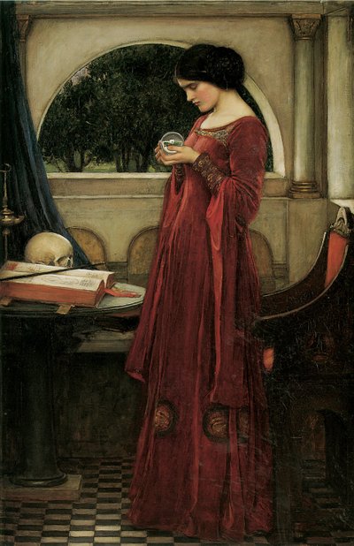 La Boule de cristal - John William Waterhouse