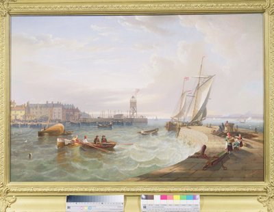 Le port de Hartlepool - John Wilson Carmichael