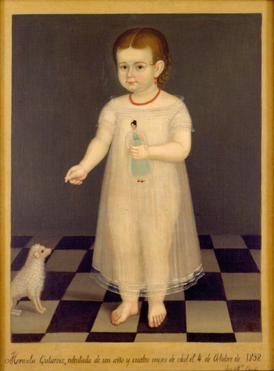 Portrait de Manuela Gutiérrez - José María Estrada