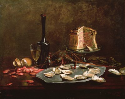 Nature morte avec fruits de mer - Joseph Bail