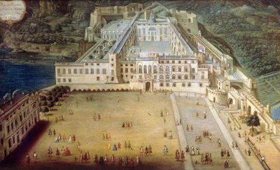 Le palais de Monaco en 1732 - Joseph Bressan