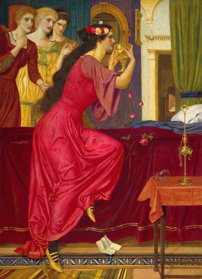 Sigismonda buvant le poison - Joseph Edward Southall