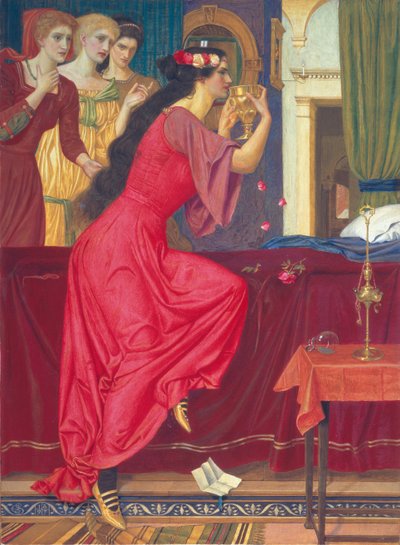 Sigismunda buvant le poison, 1897 - Joseph Edward Southall