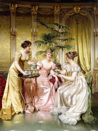 Trois pour le thé - Joseph Frederick Charles Soulacroix