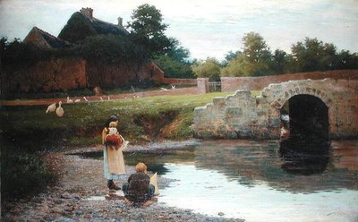 Jouer près du vieux pont - Joseph Malachy Kavanagh