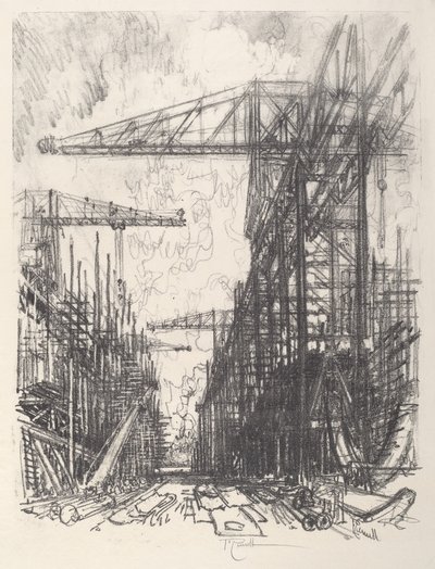 Construction de destroyers, No.I - Joseph Pennell