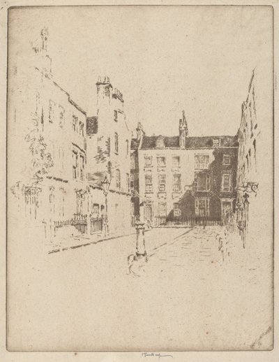 Rue Cowley, Westminster - Joseph Pennell