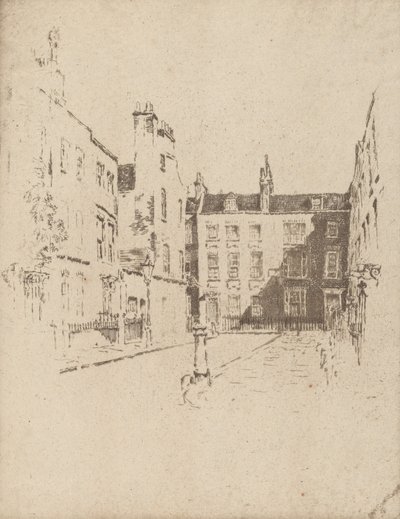 Rue Cowley, Westminster, 1906 - Joseph Pennell