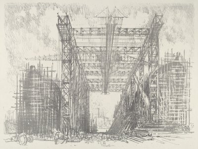 La Grue, 1916 - Joseph Pennell