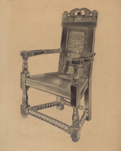 Chaise sculptée - Joseph Sudek