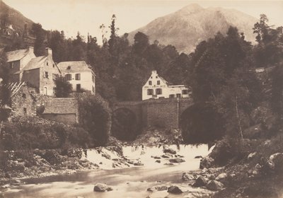 Village de Gèdres, Route de Gavarnie, 1853 - Joseph Vigier